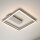 Deckenleuchte Briloner Frame LED mit Bewegungsmelder Silber Deckenlampe