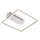 Deckenleuchte Briloner Frame LED mit Bewegungsmelder Silber Deckenlampe