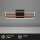 Deckenleuchte Briloner Frame Schwarz Holz LED 21 Watt Deckenlampe