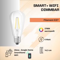 Leuchtmittel Ledvance Wifi smart & living E27 LED 5,5 Watt dimmbar 2700K