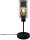 Tischleuchte Rauchglas, Schwarz / Rauch, 10 Watt, E27-Fassung, Glas, Ø 13 cm – Briloner