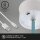 Akku-Leuchte Briloner 2,6 Watt LED Tischleuchte Taubenblau IP44 Touchdimmer Tischlampe