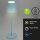 Akku-Tischleuchte Akku-Leuchte, Taubenblau, 2,6 Watt, 280lm, 3000K, Touchdimmer – Briloner