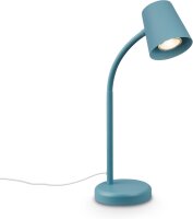 Tischleuchte, Blau, 9 Watt (exkl.), 24,5 x 38,5 cm – Briloner