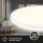 Deckenleuchte Briloner 22 Watt LED CTS Deckenlampe 42 cm Backlight