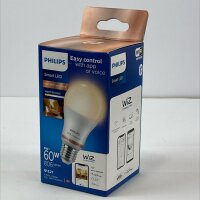 Smarte LED-Lampe, E27, 8 Watt, smart steuerbar, 806lm, 2700 – 6500K – Philips