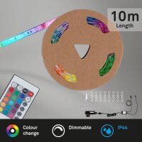 Briloner LED Band 10m RGB Fernbedienung dimmbar...