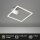 Deckenleuchte Briloner Frame 14 Watt LED Deckenlampe Chrom-matt eckig