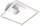 Deckenleuchte Briloner Frame 14 Watt LED Deckenlampe Chrom-matt eckig