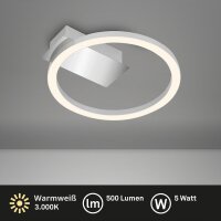 Deckenleuchte Briloner Frame 5 Watt LED Deckenlampe...