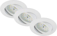 LED Einbauspots Einbauleuchten dimmbar, Weiß,...