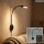 LED Wandleuchte Leselampe, Schwarz, 6 Watt, 650lm, 3000K, dimmbar, Touchdimmer – Briloner