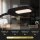Wandleuchte Briloner 6 Watt LED dimmbar Schwarz Leselampe Steckerzuleitung Bettlampe