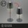 Akku-Leuchte Briloner 2,5 Watt LED Tischleuchte RGBW IP44 Touchdimmer Anthrazitt Tischlampe