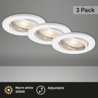 Einbauleuchten Briloner 3 x 5 Watt LED Einbaulampen...