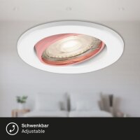 Einbauleuchten Briloner 3 x 5 Watt LED Einbaulampen Weiß Spots