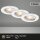 Einbauleuchten Briloner 3 x 5 Watt LED Einbaulampen Weiß Spots