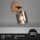 Strahler Briloner Rauchglas E27 Fassung Holz Spot Wandleuchte