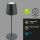 Akku-Leuchte Briloner LED Tischlampe Touch Anthrazit 2,5 Watt IP44 Tischleuchte