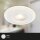 Briloner LED-Einbauleuchten 3er-Set – Ø 84 mm – 5 W – 3-fach schaltbar – Memory – IP44 – Weiß