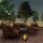 Nordlicht Professional Castillo Solar-Laterne Metall Flacker-Effekt IP44 Schwarz