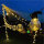 Nordlicht Professional Noon Solar LED Lichterkette Schwarz Klar 5m 8 Modi 200lm 2700K