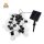 Nordlicht Professional Noon Solar LED Lichterkette Schwarz Klar 5m 8 Modi 200lm 2700K