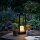 Nordlicht Professional Tucson Solar Laterne LED Schwarz Metall 42cm Flacker-Effekt 1800K