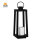 Nordlicht Professional Tucson Solar Laterne LED Schwarz Metall 42cm Flacker-Effekt 1800K