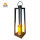 Nordlicht Professional Tucson XXL LED Laterne Schwarz Metall 63cm Flacker-Effekt 1800K