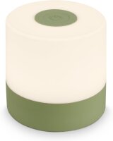 Akku-Leuchte Briloner 2 Watt LED Tischleuchte Grün Touchdimmer IP44 Tischlampe