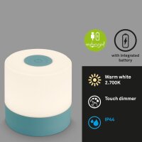 Briloner Smal LED Akku-Tischleuchte 7461010 –...