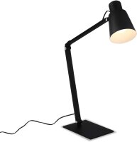 Tischleuchte Briloner Schwarz E27 max. 10Watt Tischlampe
