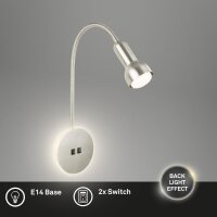 Wandleuchte Briloner mit Backlight E14 & 2,5 Watt LED...