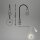 Wandleuchte Briloner mit Backlight E14 & 2,5 Watt LED Nickelmatt Leseleuchte Bettlampe