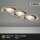 Einbauleuchten Briloner 3 x 5 Watt LED Nickelmatt Spots Einbaulampen