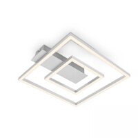 Deckenleuchte Briloner Frame 18 Watt LED Deckenlampe Aluminium 2100 Lumen Eckig