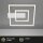 Deckenleuchte Briloner Frame 18 Watt LED Deckenlampe Aluminium 2100 Lumen Eckig