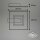 Deckenleuchte Briloner Frame 18 Watt LED Deckenlampe Aluminium 2100 Lumen Eckig