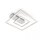 Deckenleuchte Briloner Frame 18 Watt LED Deckenlampe Aluminium 2100 Lumen Eckig