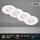 Briloner LED Einbauleuchten 4er Set Flach Ø9cm 4x4,9W 480lm Weiß IP44 Dimmbar (7999-046)