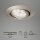 Einbauleuchten Briloner LED 3er Set Nickelmatt 3 Watt IP23 Einbauspot