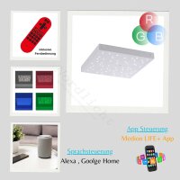Smartes LED-Panel Lola Stars, Weiß, 10 Watt, 2700...