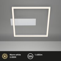 Deckenleuchte Briloner Frame LED Aluminium 12 Watt Deckenlampe