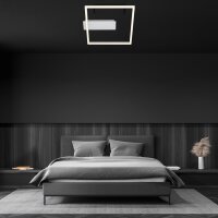 Deckenleuchte Briloner Frame LED Aluminium 12 Watt Deckenlampe