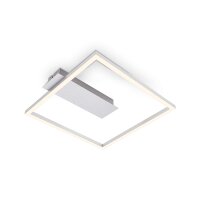 LED Deckenlampe Frame, Aluminium, 12 Watt, 3000K, 32 x 30 x 5 cm – Briloner