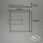 Deckenleuchte Briloner Frame LED Aluminium 12 Watt Deckenlampe