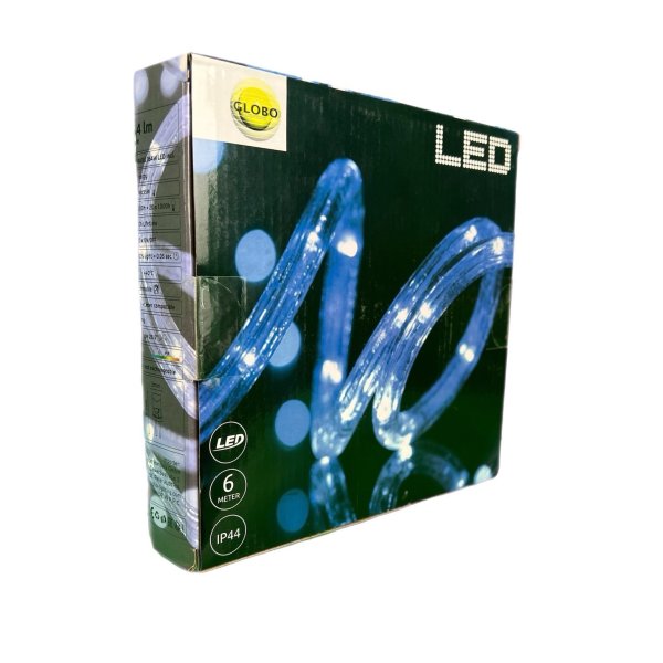 Lichtschlauch Globo LED Blau 6 Meter IP44 Steckerzuleitung Outdoor