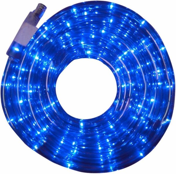 B-Kartonage Lichtschlauch LeuchtenDirekt LED Blau 9 Meter IP44 Outdoor