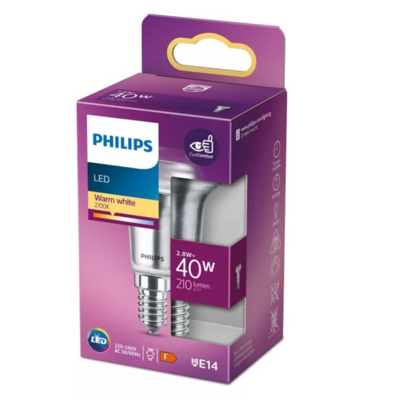 Leuchtmittel Philips E14 2,8 Watt LED Reflektor R50 warmweiß 210 Lumen